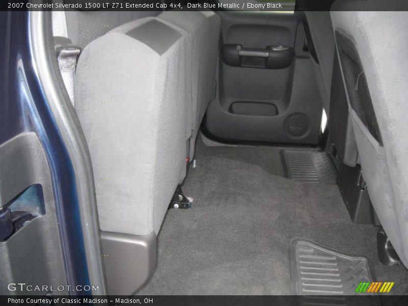 Dark Blue Metallic / Ebony Black 2007 Chevrolet Silverado 1500 LT Z71 Extended Cab 4x4