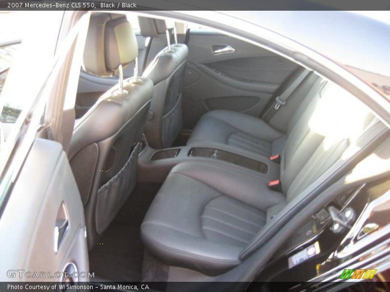 Black / Black 2007 Mercedes-Benz CLS 550