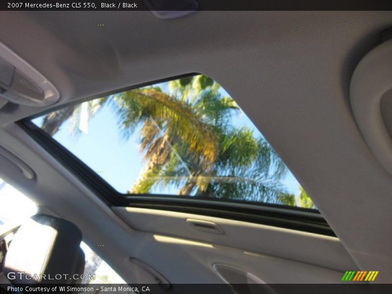 Black / Black 2007 Mercedes-Benz CLS 550