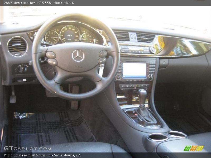Black / Black 2007 Mercedes-Benz CLS 550