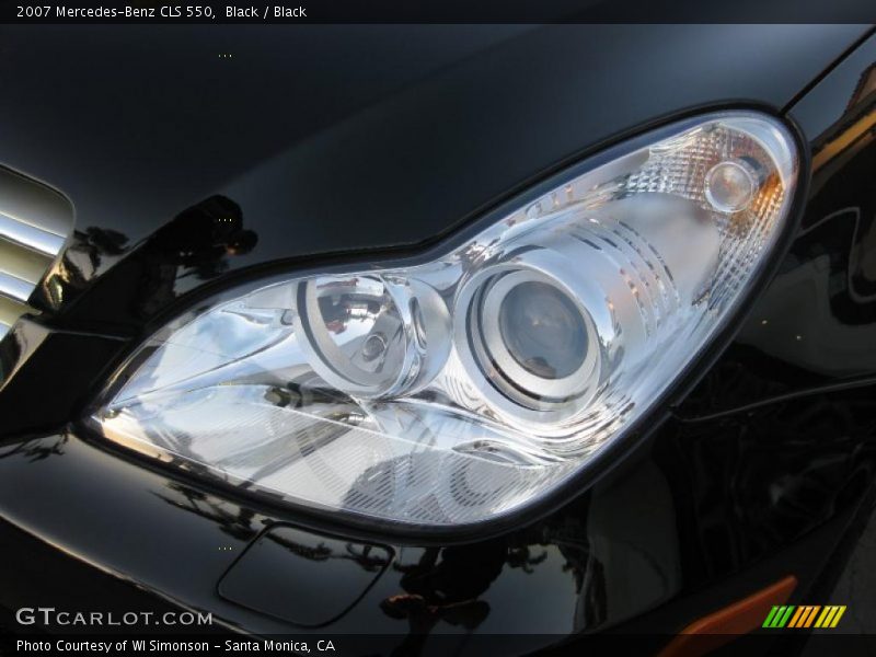 Black / Black 2007 Mercedes-Benz CLS 550
