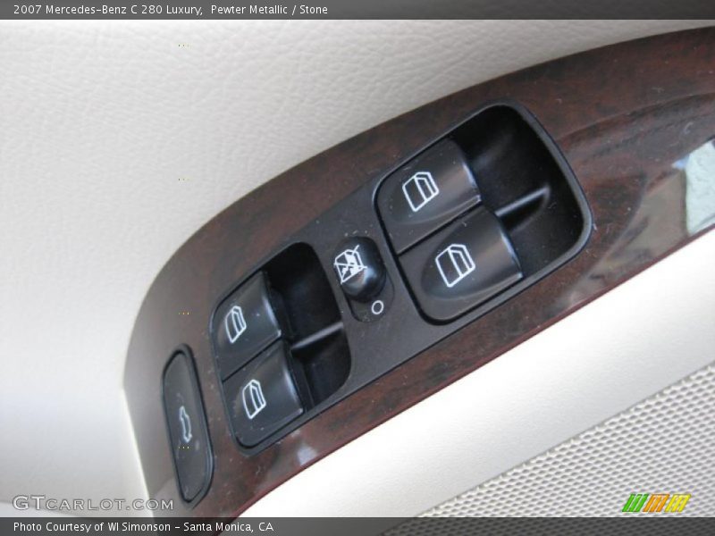 Pewter Metallic / Stone 2007 Mercedes-Benz C 280 Luxury