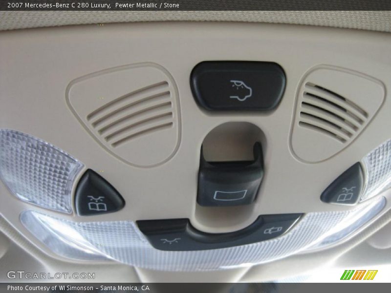 Pewter Metallic / Stone 2007 Mercedes-Benz C 280 Luxury