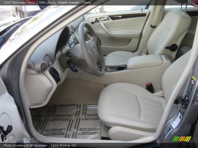  2007 C 280 Luxury Stone Interior