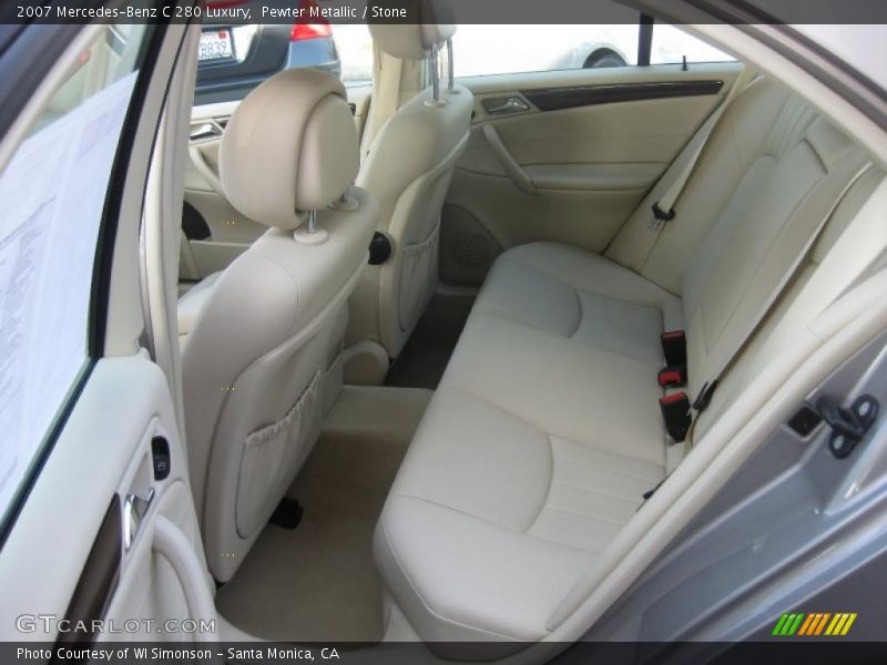  2007 C 280 Luxury Stone Interior