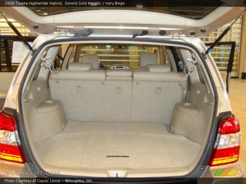 Sonora Gold Metallic / Ivory Beige 2006 Toyota Highlander Hybrid