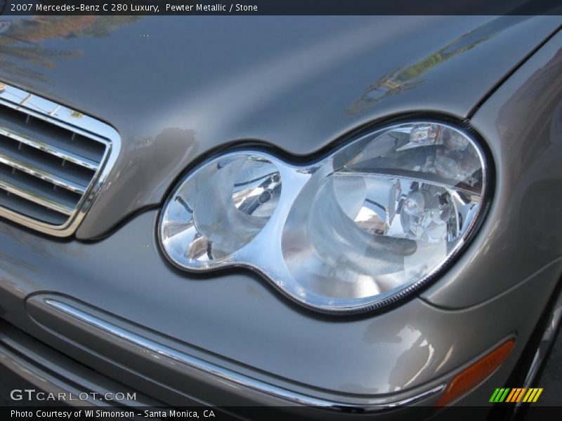 Pewter Metallic / Stone 2007 Mercedes-Benz C 280 Luxury