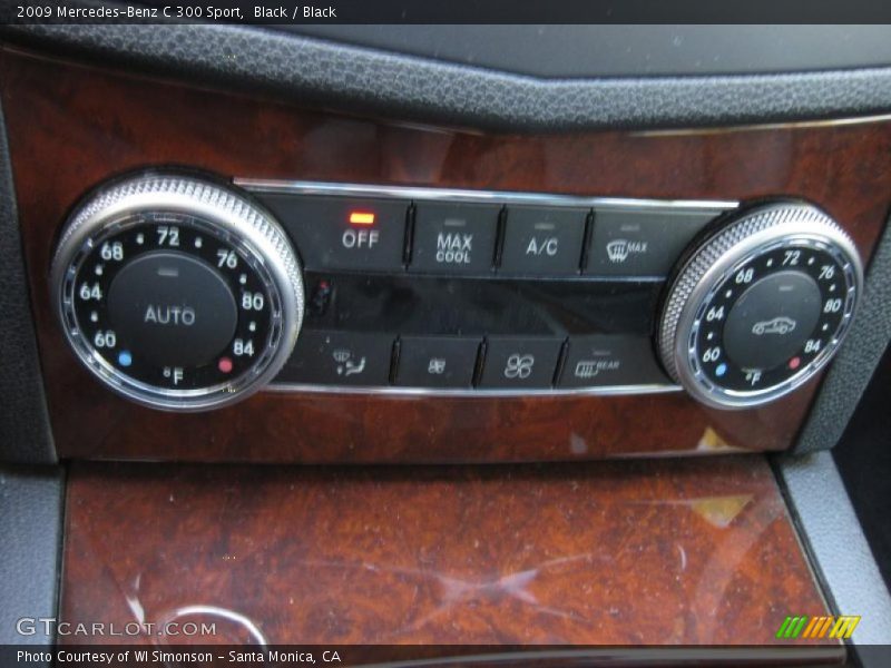 Black / Black 2009 Mercedes-Benz C 300 Sport