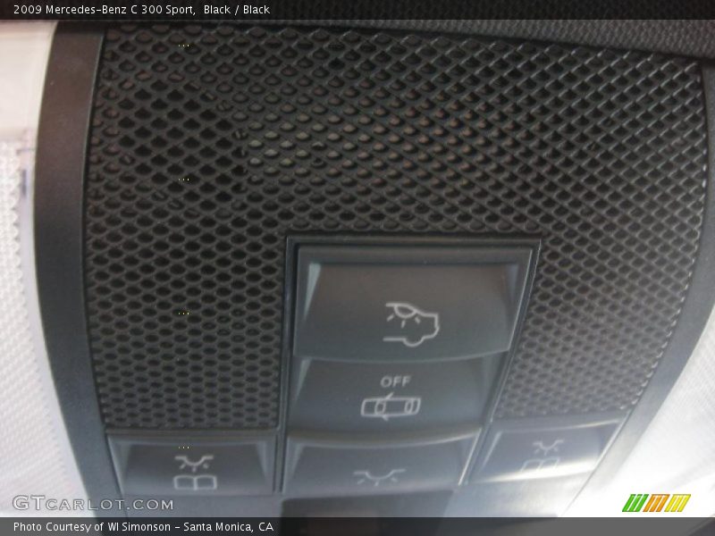 Black / Black 2009 Mercedes-Benz C 300 Sport