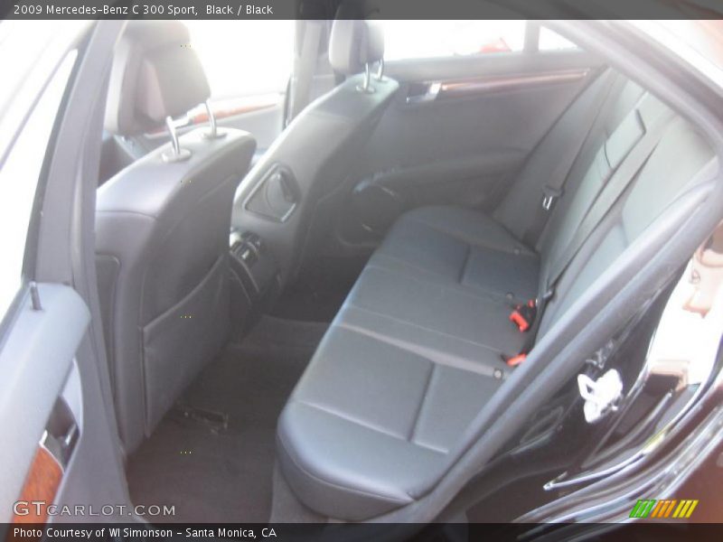Black / Black 2009 Mercedes-Benz C 300 Sport