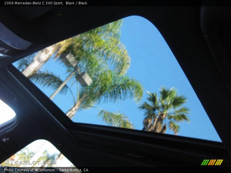 Black / Black 2009 Mercedes-Benz C 300 Sport