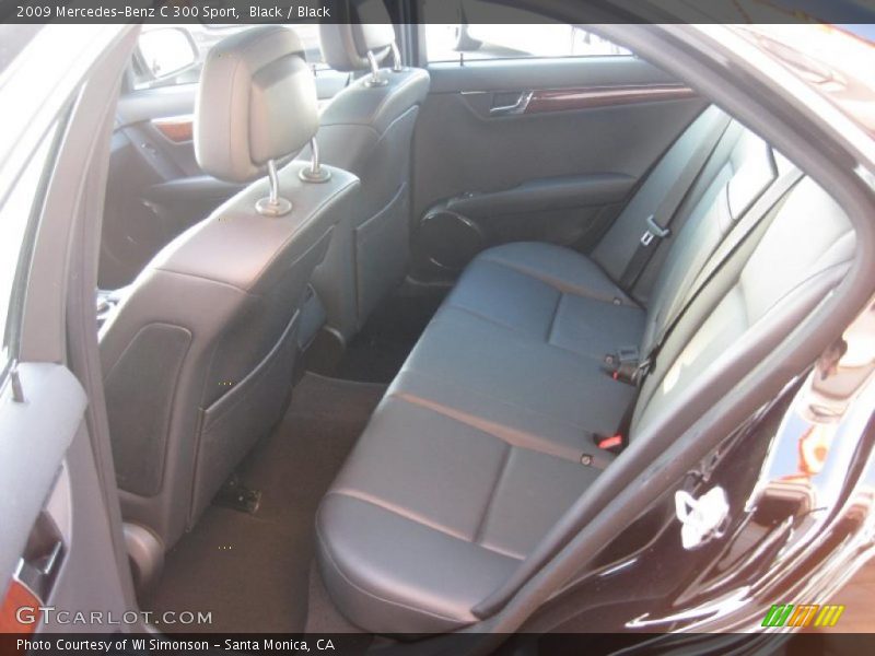 Black / Black 2009 Mercedes-Benz C 300 Sport