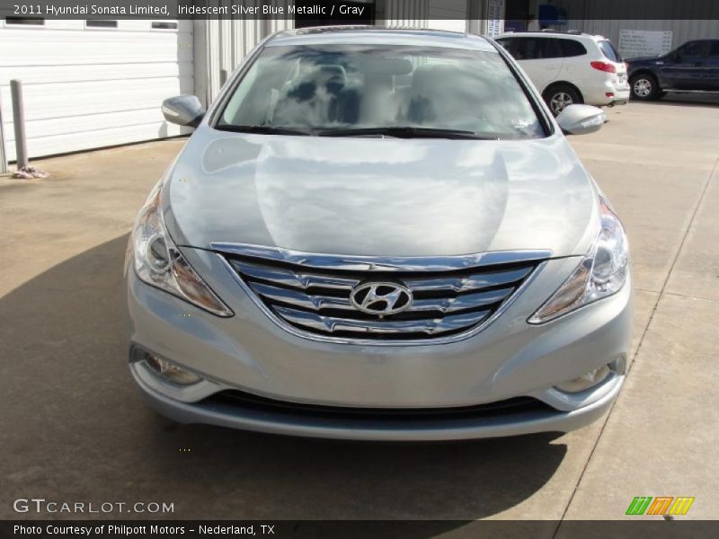 Iridescent Silver Blue Metallic / Gray 2011 Hyundai Sonata Limited