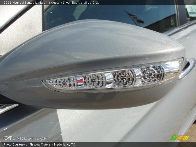 Iridescent Silver Blue Metallic / Gray 2011 Hyundai Sonata Limited