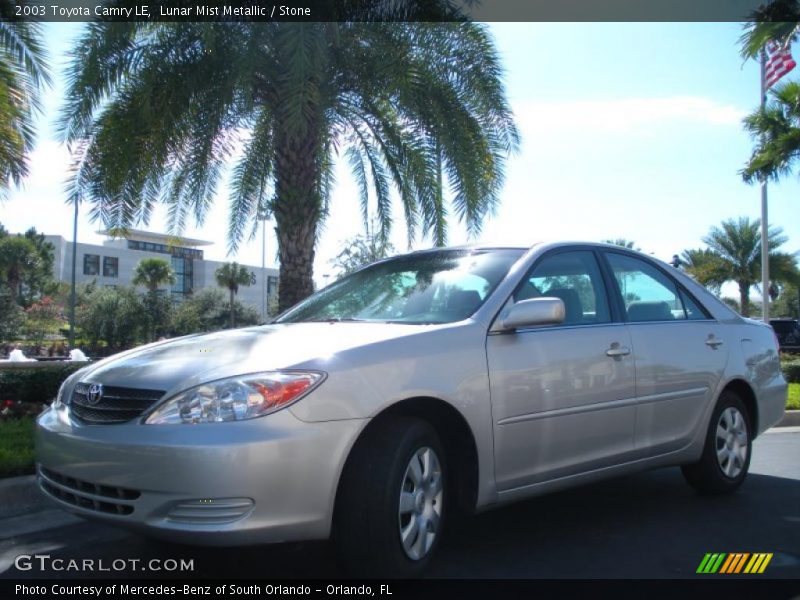 Lunar Mist Metallic / Stone 2003 Toyota Camry LE