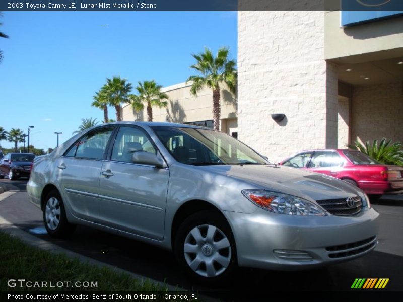 Lunar Mist Metallic / Stone 2003 Toyota Camry LE