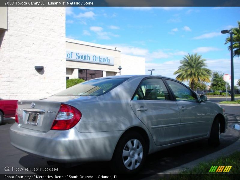 Lunar Mist Metallic / Stone 2003 Toyota Camry LE