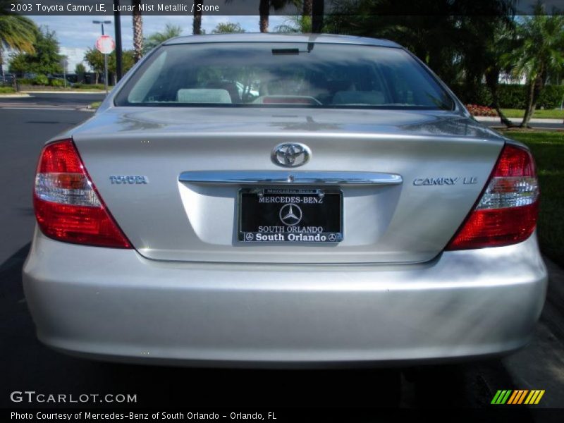 Lunar Mist Metallic / Stone 2003 Toyota Camry LE