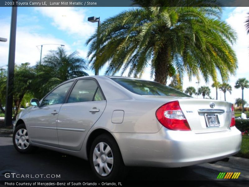 Lunar Mist Metallic / Stone 2003 Toyota Camry LE