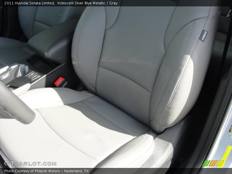 Iridescent Silver Blue Metallic / Gray 2011 Hyundai Sonata Limited