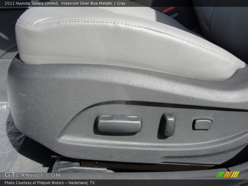 Iridescent Silver Blue Metallic / Gray 2011 Hyundai Sonata Limited
