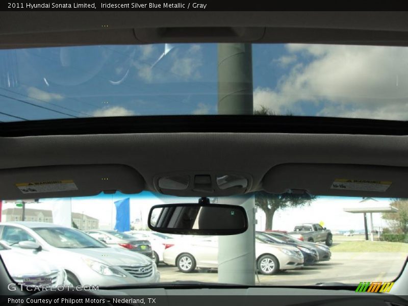 Iridescent Silver Blue Metallic / Gray 2011 Hyundai Sonata Limited
