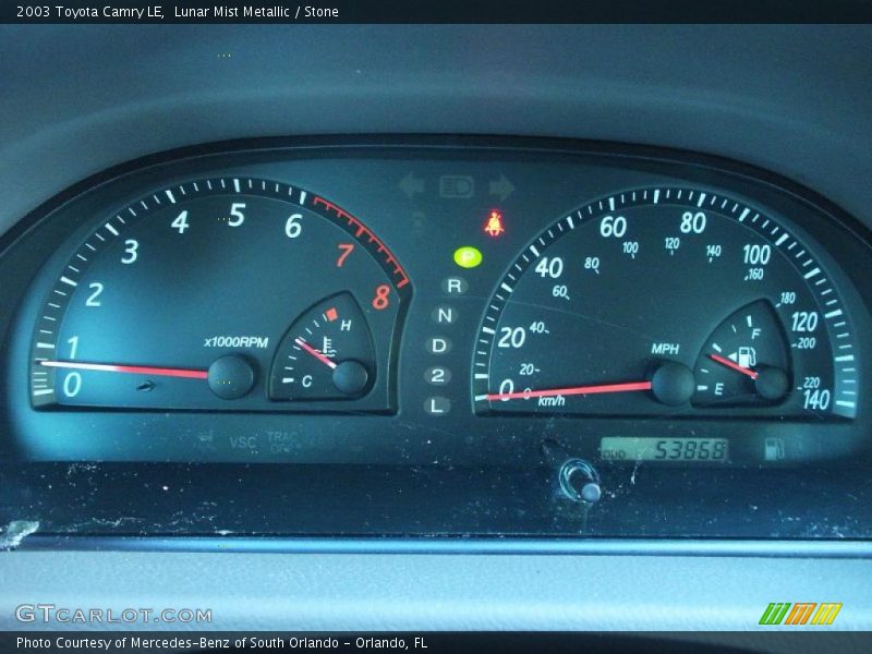 Lunar Mist Metallic / Stone 2003 Toyota Camry LE