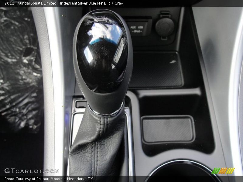 Iridescent Silver Blue Metallic / Gray 2011 Hyundai Sonata Limited