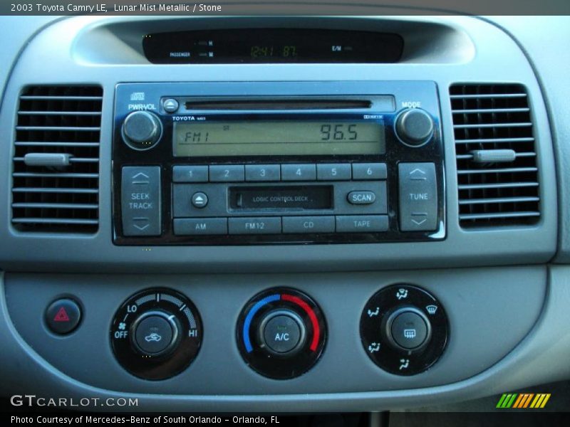 Lunar Mist Metallic / Stone 2003 Toyota Camry LE