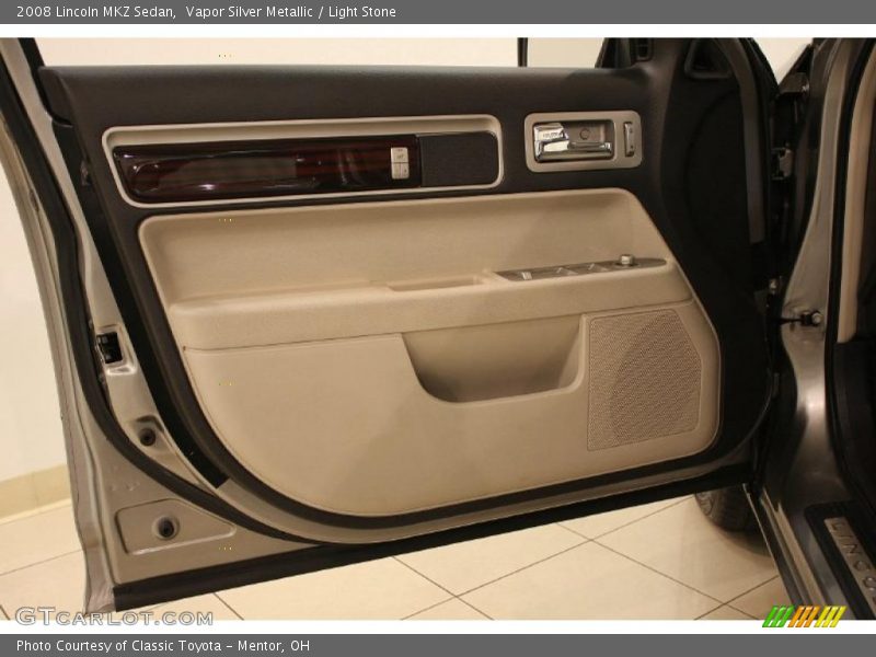 Vapor Silver Metallic / Light Stone 2008 Lincoln MKZ Sedan