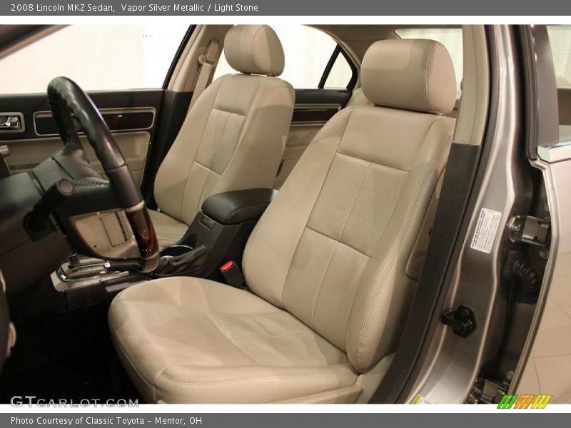 Vapor Silver Metallic / Light Stone 2008 Lincoln MKZ Sedan