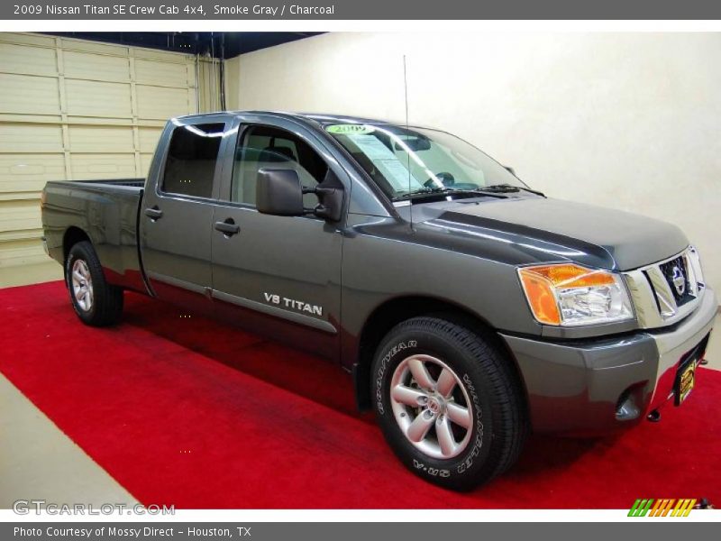 Smoke Gray / Charcoal 2009 Nissan Titan SE Crew Cab 4x4