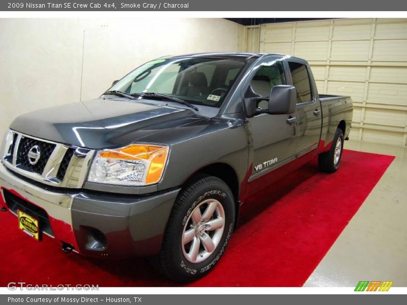 Smoke Gray / Charcoal 2009 Nissan Titan SE Crew Cab 4x4