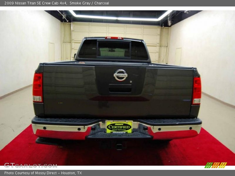 Smoke Gray / Charcoal 2009 Nissan Titan SE Crew Cab 4x4