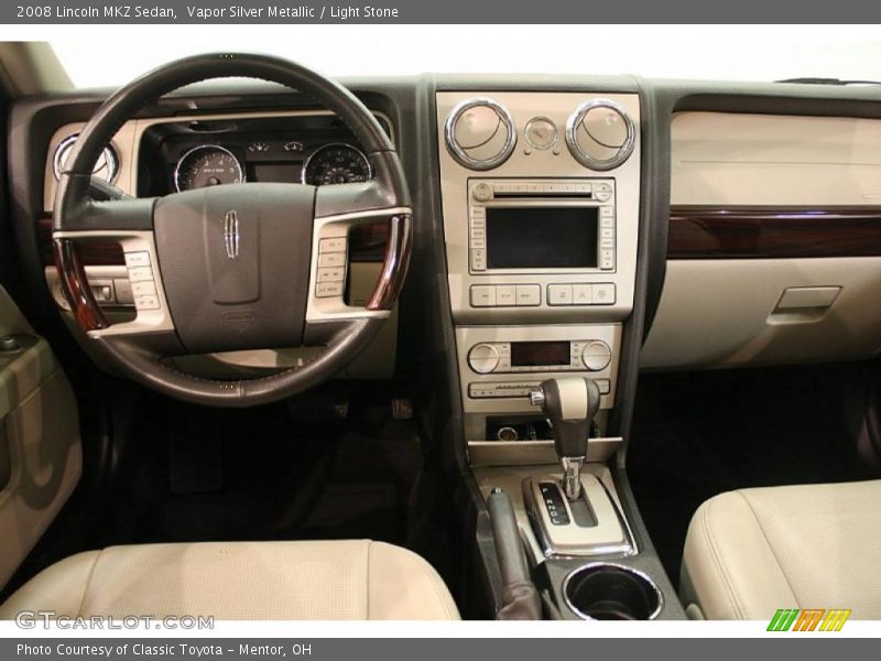 Vapor Silver Metallic / Light Stone 2008 Lincoln MKZ Sedan