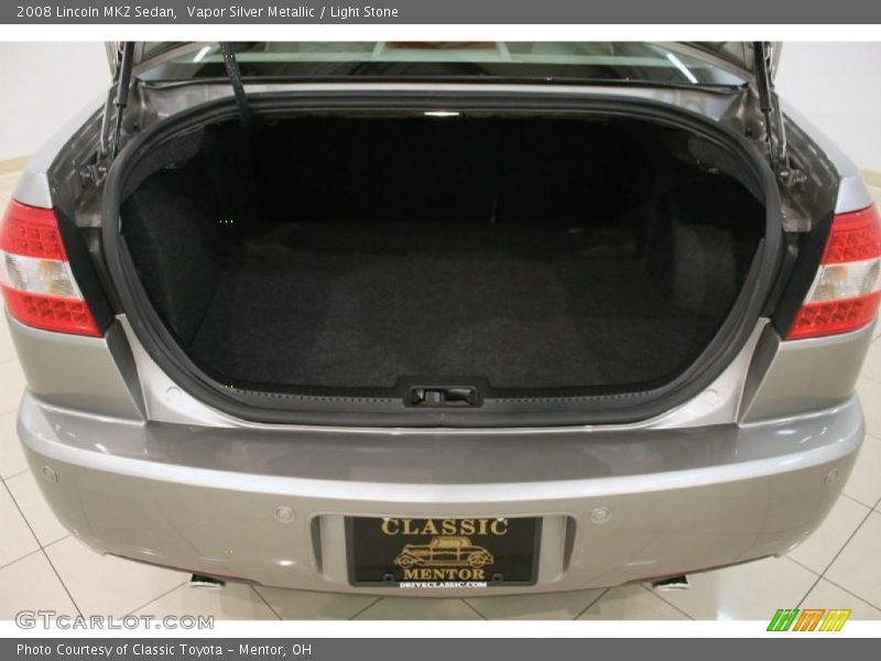 Vapor Silver Metallic / Light Stone 2008 Lincoln MKZ Sedan