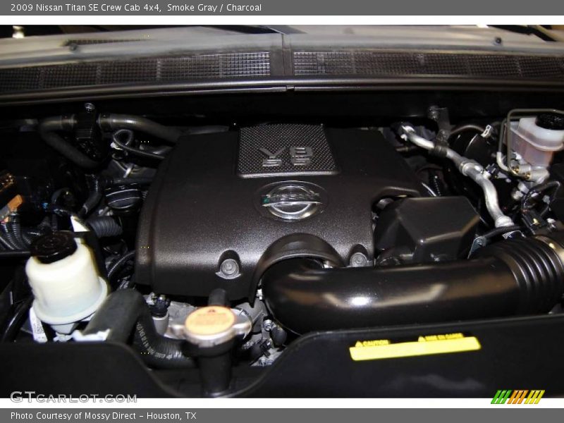 Smoke Gray / Charcoal 2009 Nissan Titan SE Crew Cab 4x4