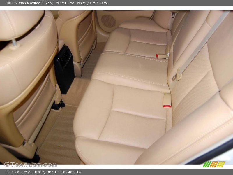 Winter Frost White / Caffe Latte 2009 Nissan Maxima 3.5 SV