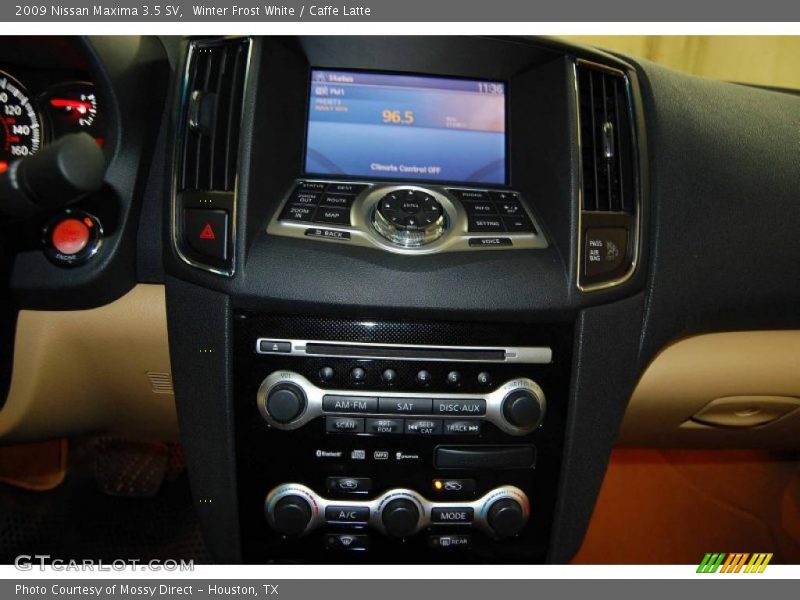 Winter Frost White / Caffe Latte 2009 Nissan Maxima 3.5 SV
