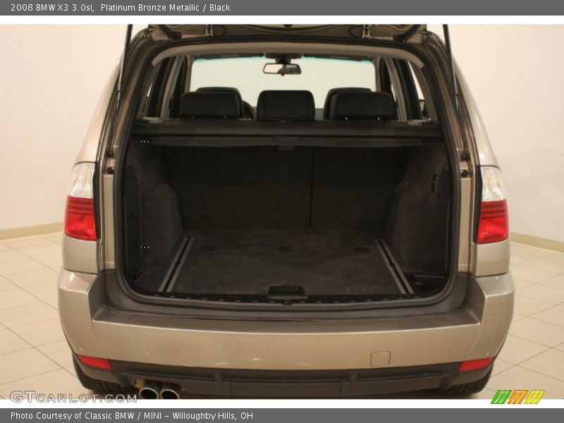 Platinum Bronze Metallic / Black 2008 BMW X3 3.0si
