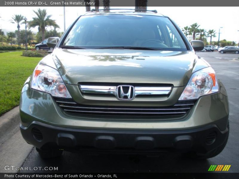 Green Tea Metallic / Ivory 2008 Honda CR-V EX-L