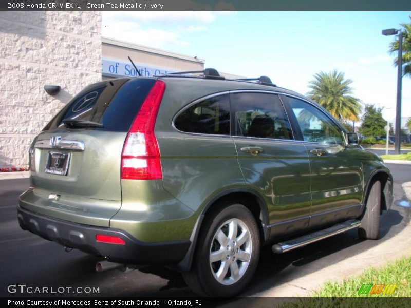 Green Tea Metallic / Ivory 2008 Honda CR-V EX-L