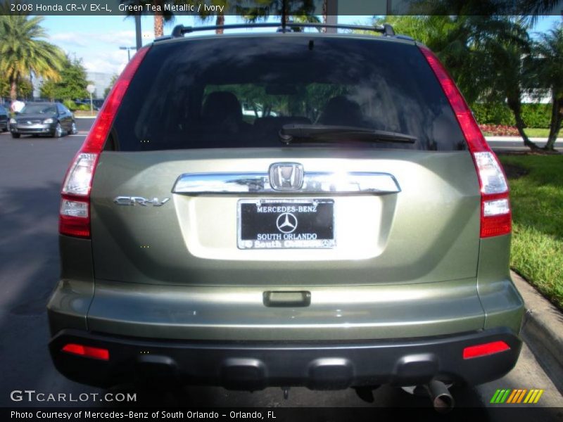 Green Tea Metallic / Ivory 2008 Honda CR-V EX-L