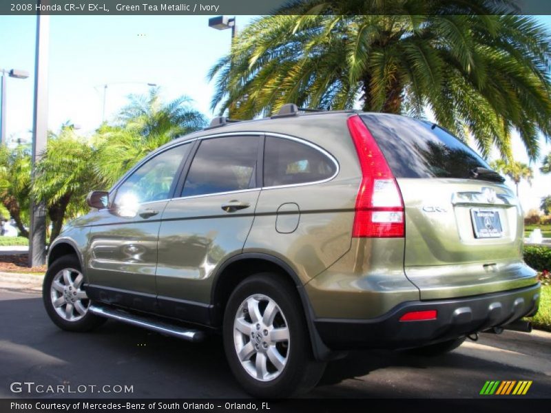 Green Tea Metallic / Ivory 2008 Honda CR-V EX-L