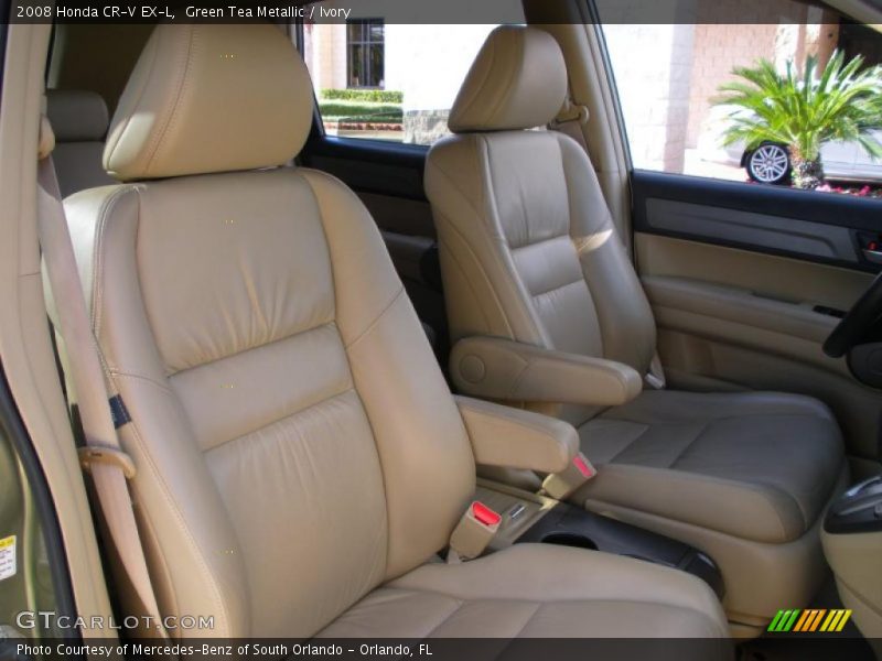 Green Tea Metallic / Ivory 2008 Honda CR-V EX-L