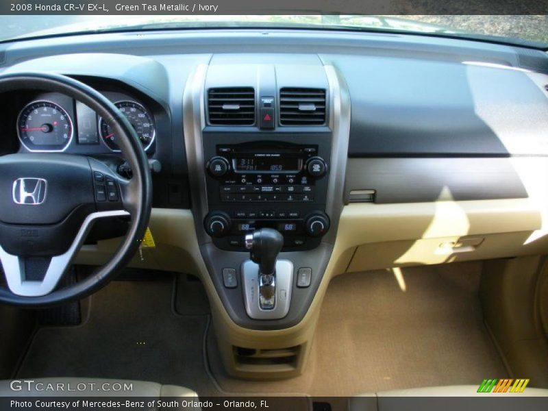 Green Tea Metallic / Ivory 2008 Honda CR-V EX-L