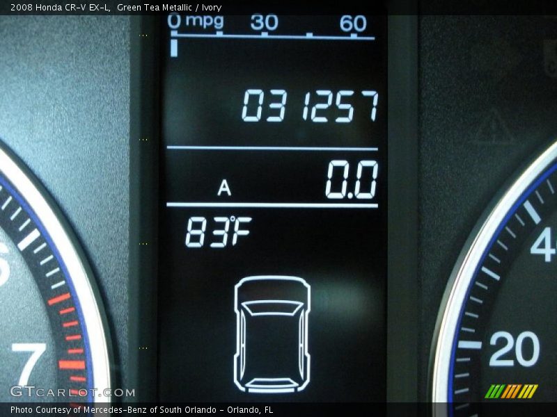Green Tea Metallic / Ivory 2008 Honda CR-V EX-L
