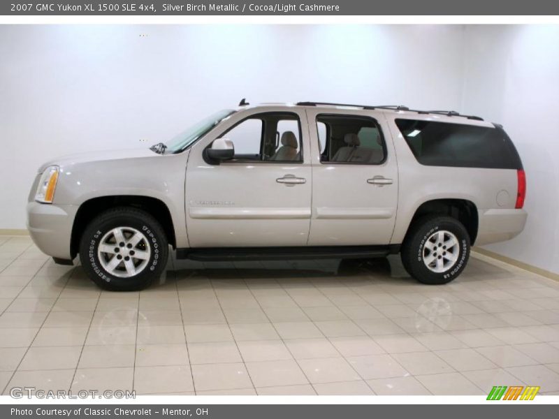 Silver Birch Metallic / Cocoa/Light Cashmere 2007 GMC Yukon XL 1500 SLE 4x4