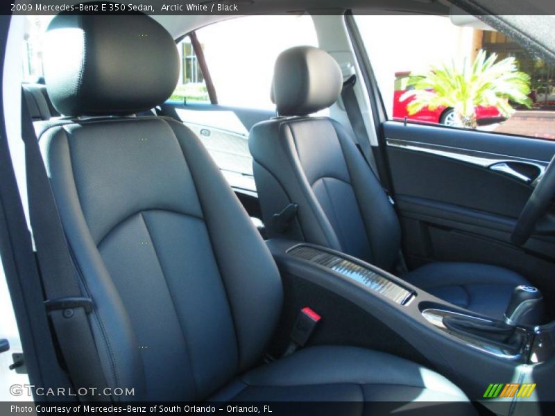 Arctic White / Black 2009 Mercedes-Benz E 350 Sedan