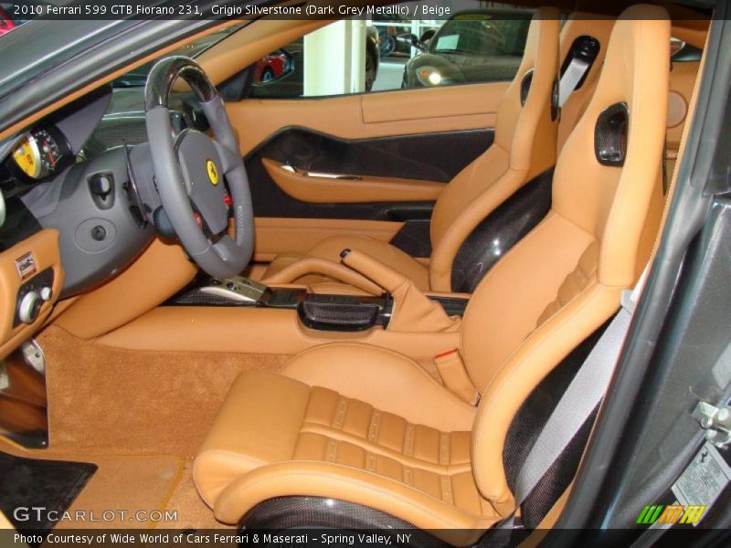  2010 599 GTB Fiorano 231 Beige Interior